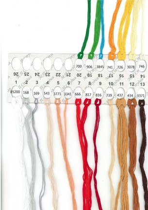 Ищу схему матрешки «Лето с букетом» №173074