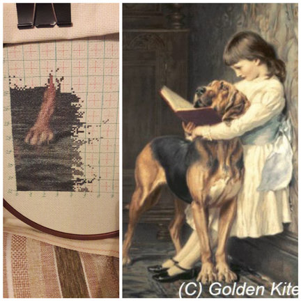 The prized puppy. Схема от Е.Горбаневой, 7 слоников. №173991