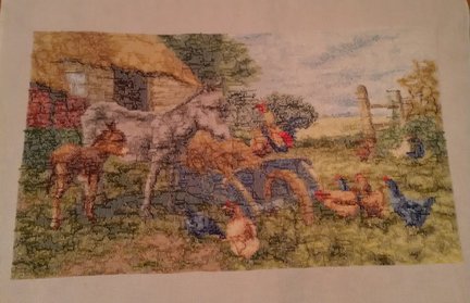 Сельское утро и божьи коровки №174014