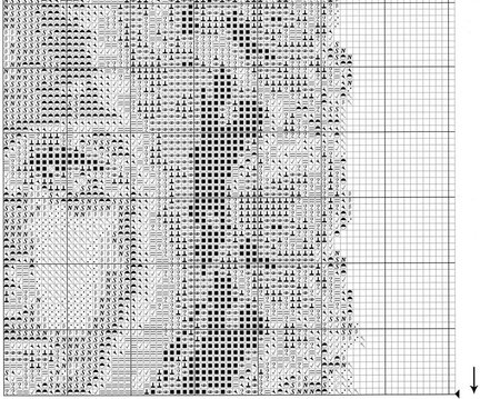 Ищу схему Дочка от Золотое руно, монохром №175009