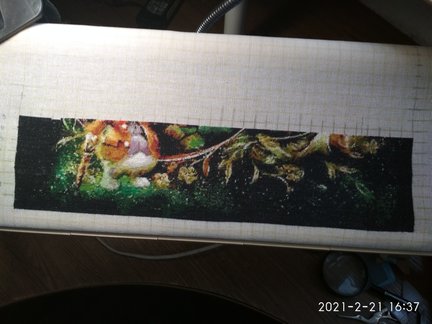 Как я в процессе вышивки корректирую схему №175279