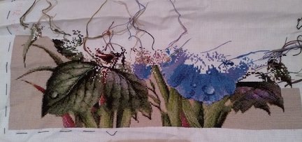 Ирисы и шмель №176235