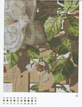 Риолис Белые розы 1059 №176547