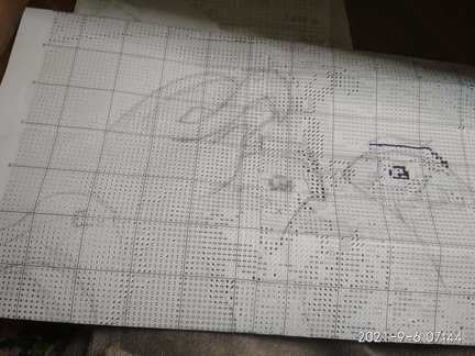 Как я в процессе вышивки корректирую схему №176772