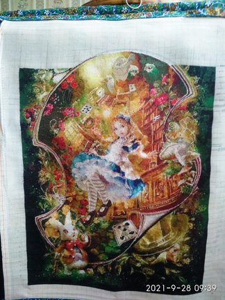 Как я в процессе вышивки корректирую схему №176923