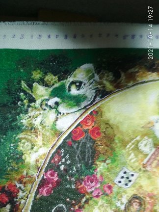 Как я в процессе вышивки корректирую схему №177051