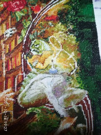 Как я в процессе вышивки корректирую схему №177054