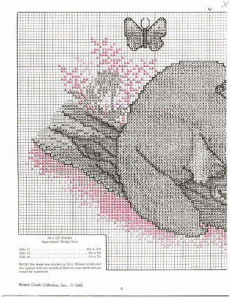 Потерянная схема с лисой и бабочкой №179556