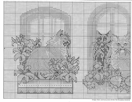 Ищу сэмплер с кошками на окошках №180435