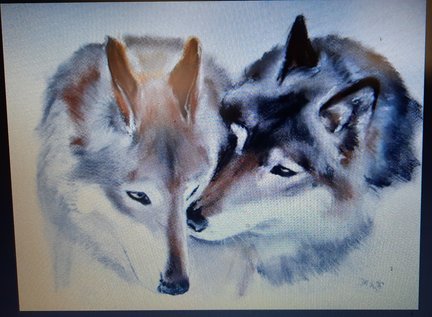 Ищу схему "пара волков" старую №180540