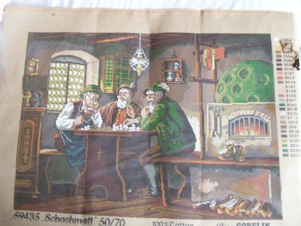 Wełna do haftu - kanwa rico gobelin №182984