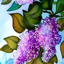 Схема вышивки «Душистая сирень»