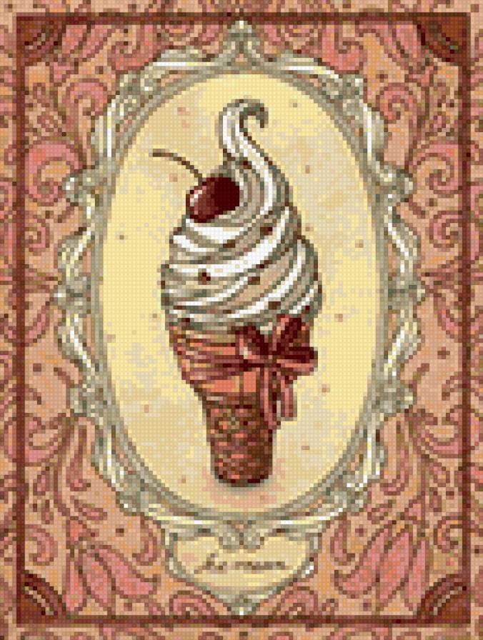 Сладости - вишенки, украшения для кухни, сладости, пироженое - предпросмотр