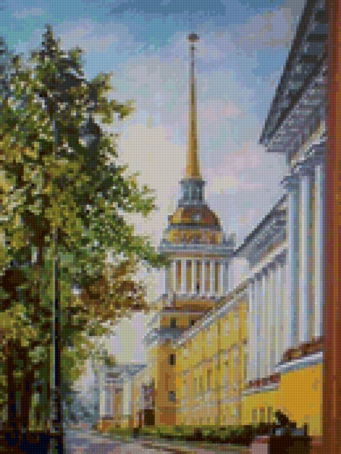адмиралтейство - санкт-петербург, пейзаж, город - предпросмотр