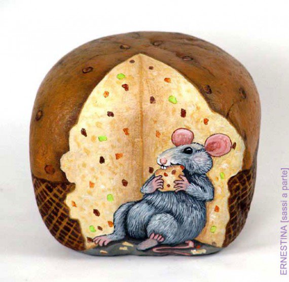 Мышка-обжорка - мышки, смешные картины, обжора, мышка, животные, зверушки - оригинал