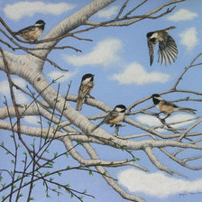 Схема вышивки «Скоро весна»