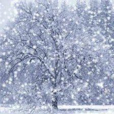 Схема вышивки «Снежное дерево))»