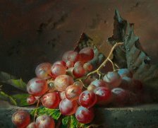 Схема вышивки «виноград»