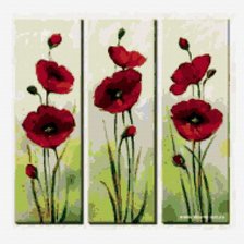 Схема вышивки «триптих»