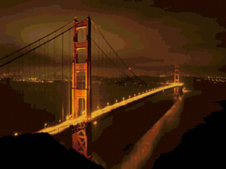 Сан-Франциско - город, мост, сан-франциско - предпросмотр