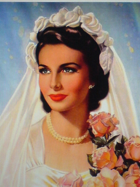 невеста - портрет, девушка - оригинал