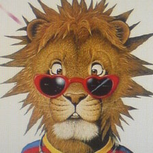 Схема вышивки «лева 2»