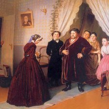 Схема вышивки «приезд гувернантки»