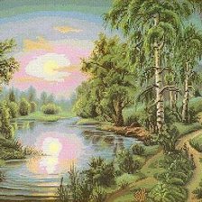 Схема вышивки «родной край»