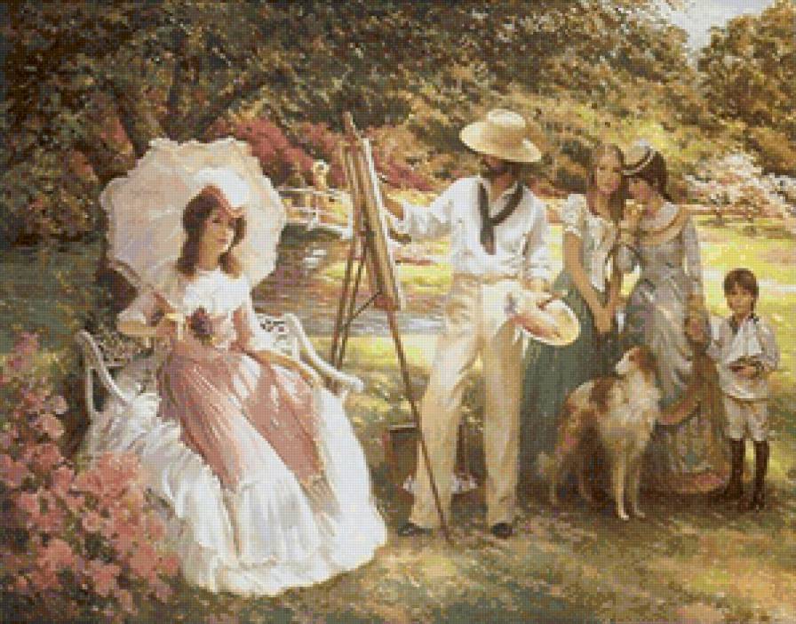 в парке - предпросмотр