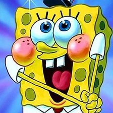 Схема вышивки «губка боб»