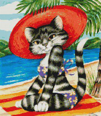 киса на пляже - оригинал