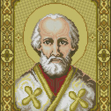 Схема вышивки «николай чудотворец»