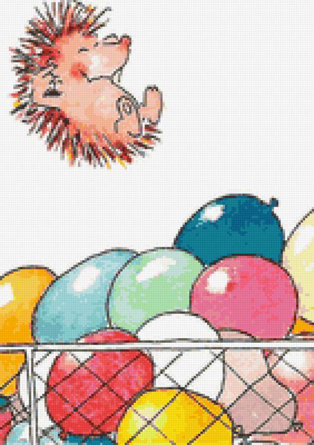 Экстремал - зверушки, мир красок, детские сюжеты, детки, ежик, ежики - предпросмотр