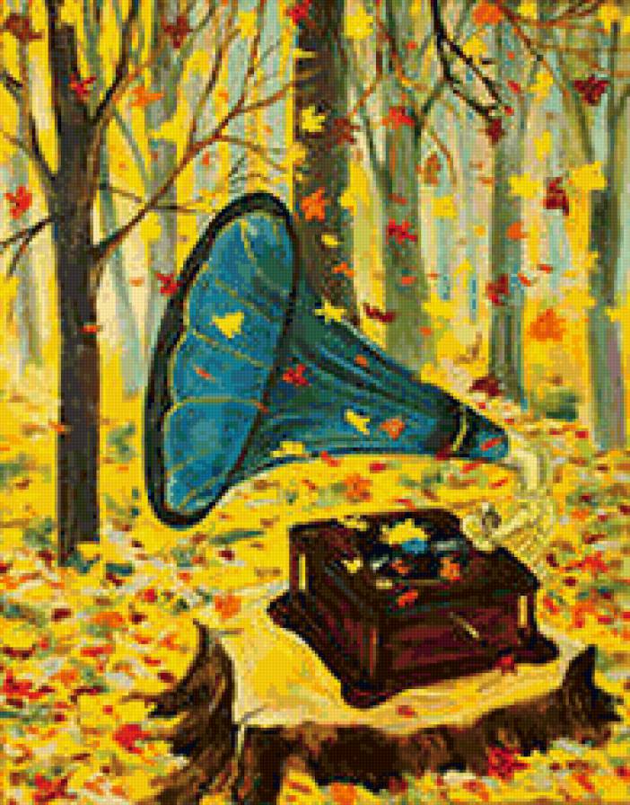 Осенний вальс - пейзаж, осень - предпросмотр