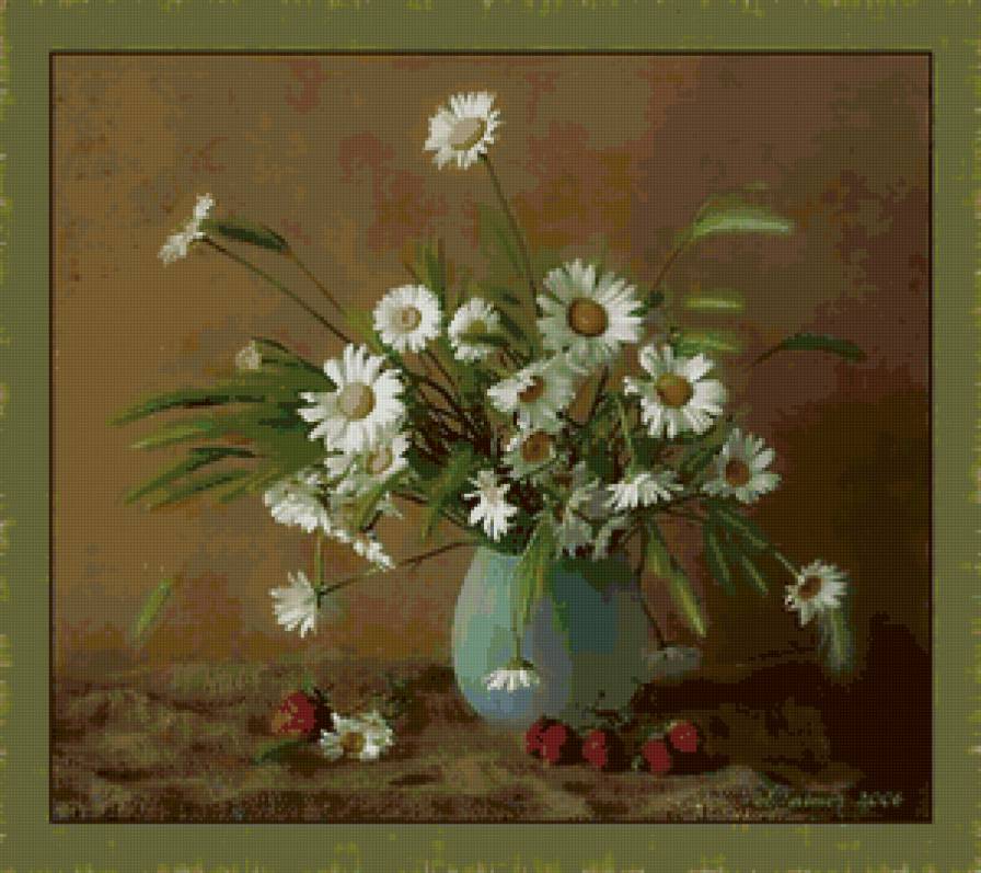 Летний букет - цветы - предпросмотр