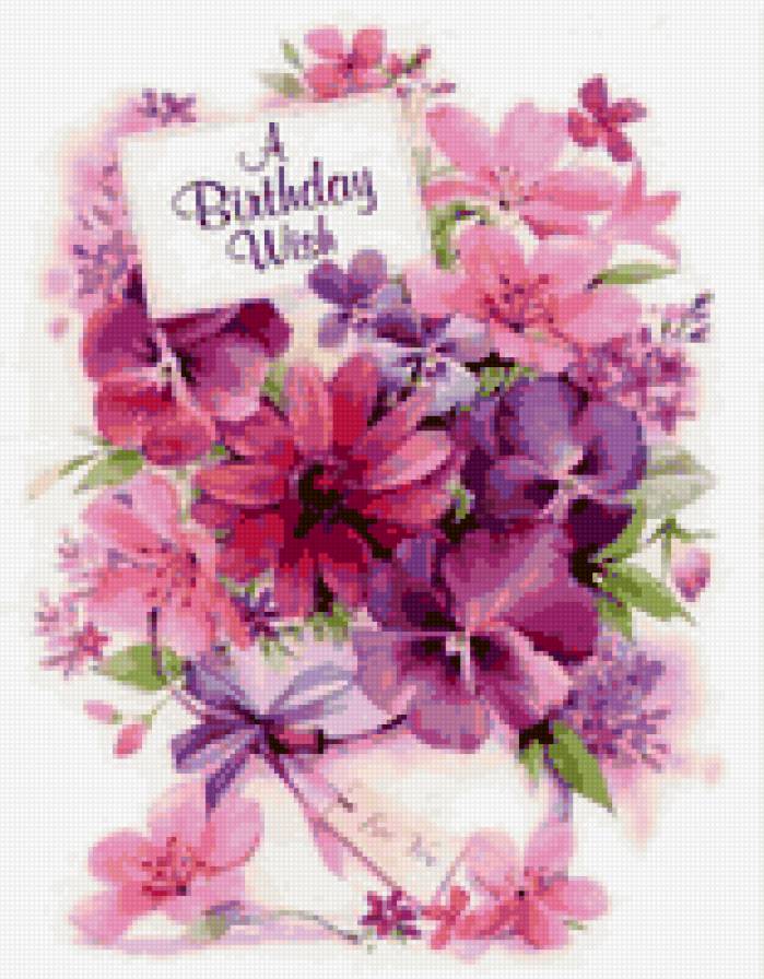 Яркие букеты - яркие букеты, анютины глазки, цветы, букет, фиалки - предпросмотр