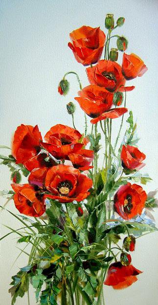 маки - мак, маки, цветы, букет - оригинал