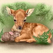 Схема вышивки «Друзья»