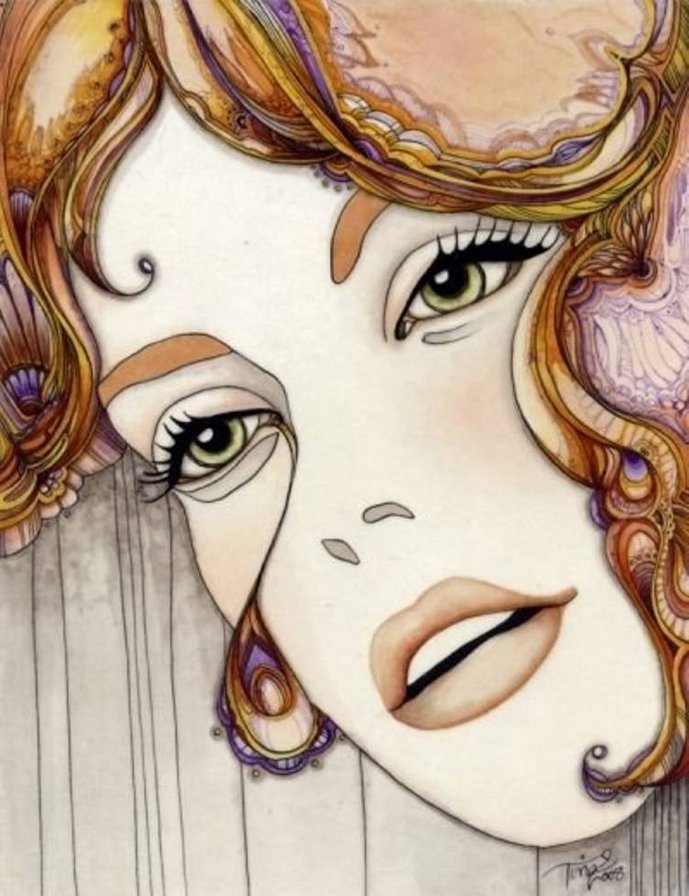 Красота женщины - картина, красота женщины, девушка - оригинал