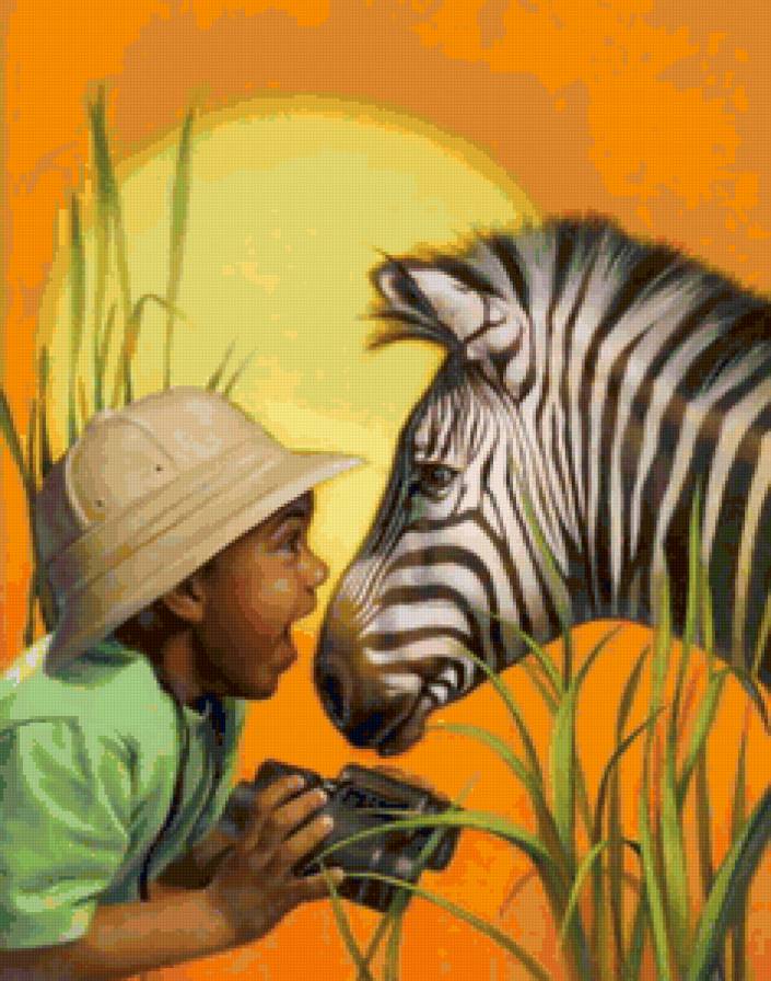 встреча в саванне - предпросмотр