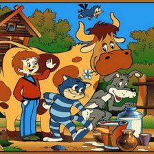 Схема вышивки «простоквашино»