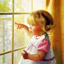 Схема вышивки «У окошка»