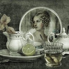 натюрморт в стиле ретро