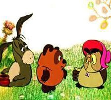 Схема вышивки «винни-пух»