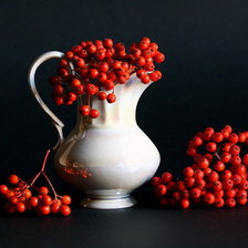 Схема вышивки «рябина»