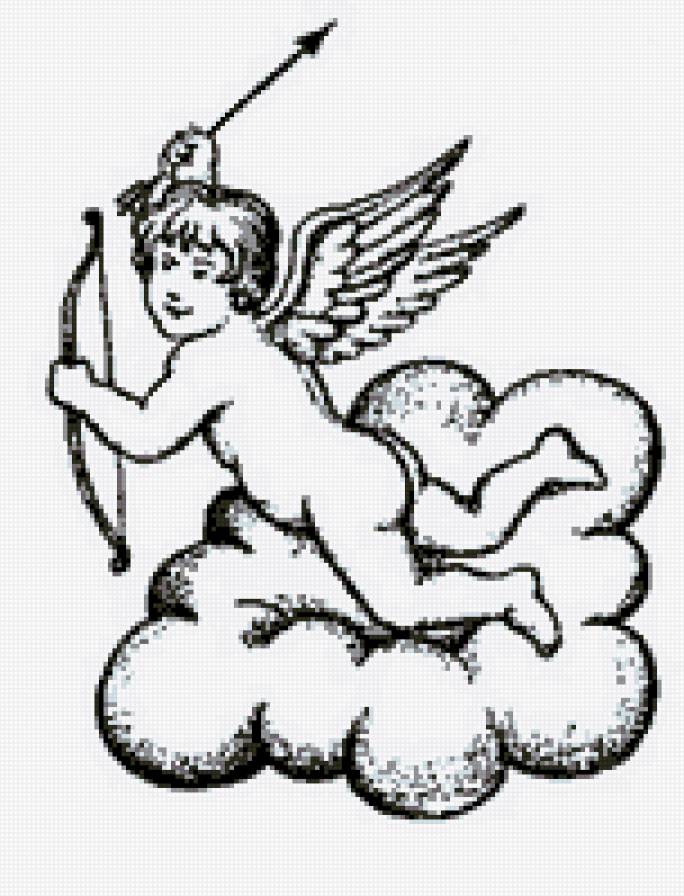 №3922 - купидон, мальчик, ангел, амур - предпросмотр