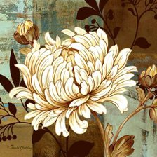 Схема вышивки «пион»