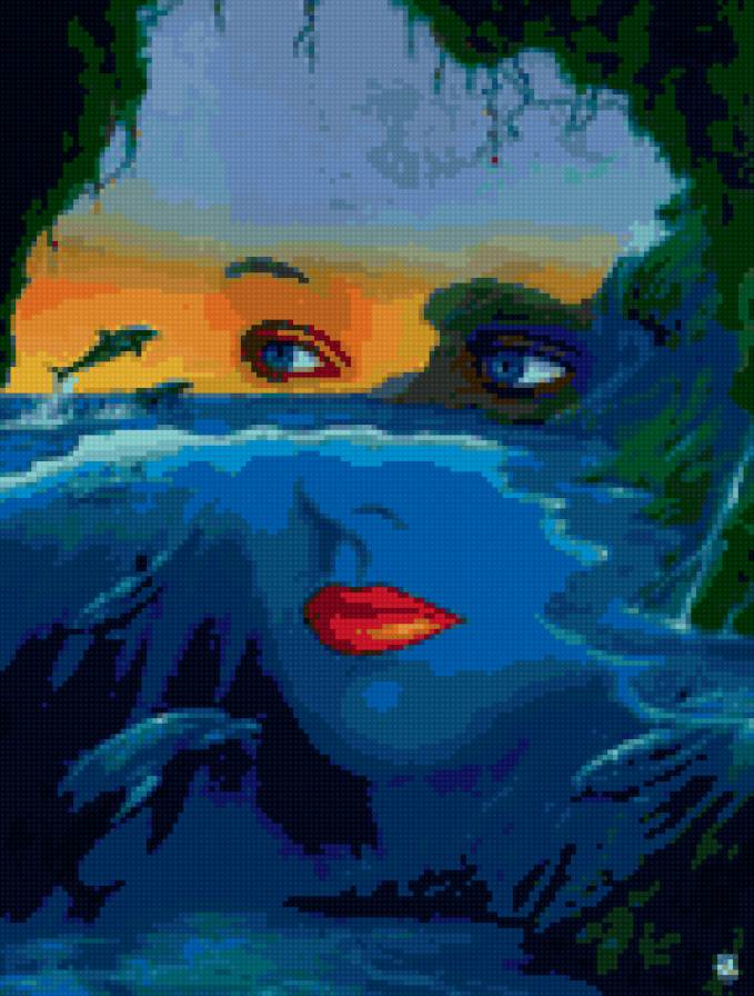 №4038 - люди, девушка, картина, искусство, живопись - предпросмотр