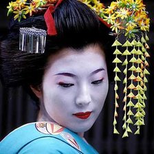 Схема вышивки «Гейша»