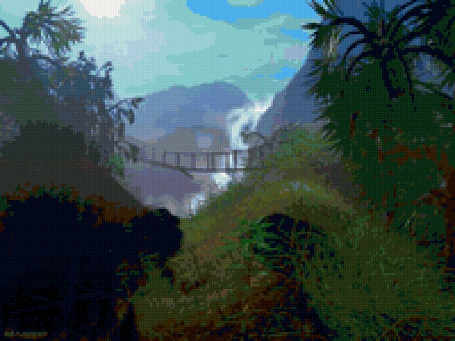 Природа,мост - предпросмотр